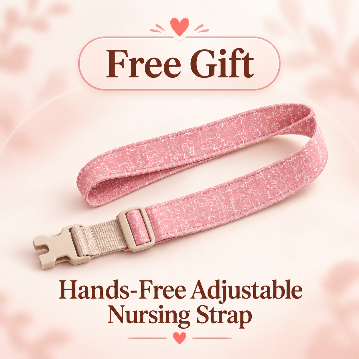 Hands-Free Adjustable Nursing Strap